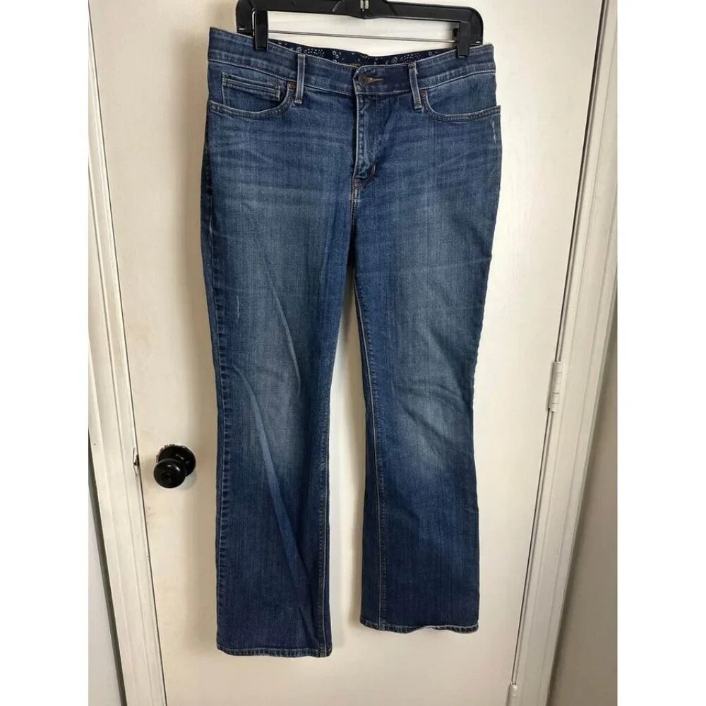 Levis Medium Wash 525 Bootcut Mid Rise Denim Jean Jeans Sz 12 #0556